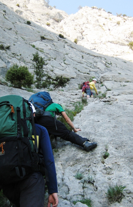 Баллада о первопроходах или горная 4-ка в Крыму (Горный туризм, высокая категория, фотоальбом, событие, горный туризм, альпинизм)