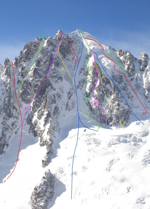 Ледовый замок - Зеленая игла (Альпинизм, верт, обзор, шамони, франция, dav-club-russland, ледолазание, альпы)