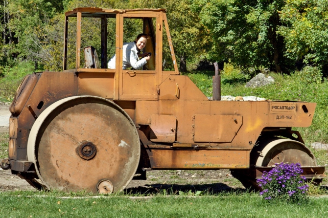 Фотографируем зубров (Путешествия, осень, домбай)