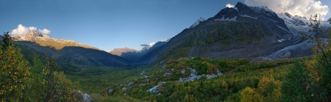 Фотографируем зубров (Путешествия, осень, домбай)