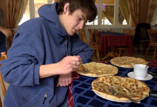 Фотографируем зубров (Путешествия, осень, домбай)