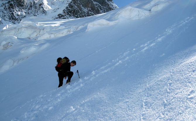 Mayerlrampe. Гросглокнер. (Альпинизм, grossglockner, альпы)