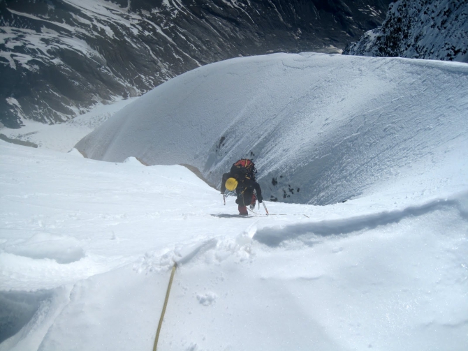 Mayerlrampe. Гросглокнер. (Альпинизм, grossglockner, альпы)