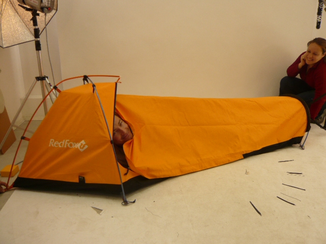 Исполнение желаний: однослойная, мембранная одноместная палатка Bivi Fox. (Альпинизм, альпинизм, red fox)