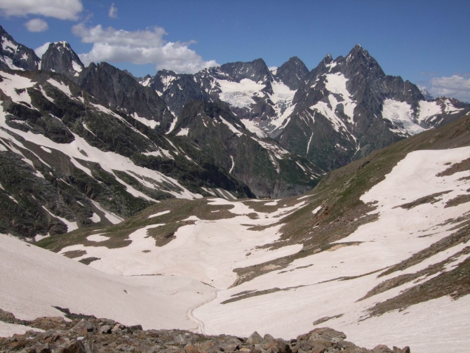 Стайер-спринт Домбай-Домбай 35 часов (Волк или Верблюд). Часть 4 – День второй (весь день). (Альпинизм, соло, джаловчат, алибек)