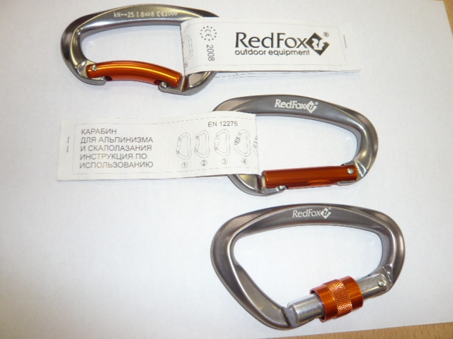 Выполняю обещание: сертификат СЕ на карабины Red Fox (Альпинизм)