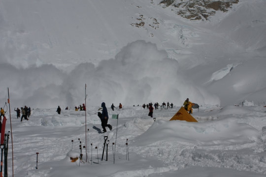 Лавина на Мак-Кинли... или сало в США (Альпинизм, донецк, ковалев, путешествие, аляска, вертикаль, восхождение)