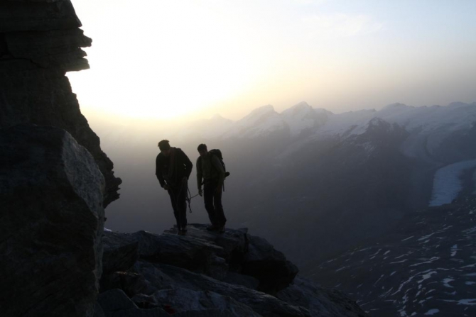 Matterhorn. Первый полет в вингсьюте. Zmutt ridge. (Альпинизм, розов)