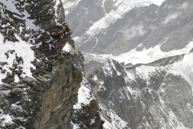 Matterhorn. Первый полет в вингсьюте. Zmutt ridge. (Альпинизм, розов)