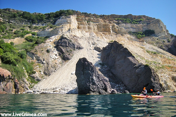 Морской Каякинг в Крыму: Фиолент (Вода, казачка, гроты)