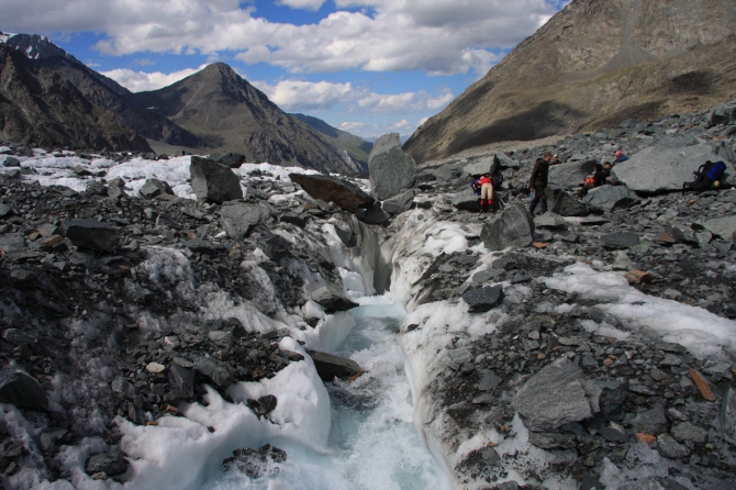 Ледяные реки Белухи (Альпинизм, алтай, альпинизм, белуха)