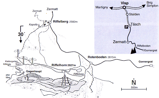 Маттерхорн. Северо-восточный гребень "Хёрнли". AD
