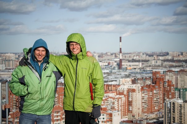 Как быстро уйти с работы из бизнес центра? (BASE, rapt, ropejumping, atlantic city)