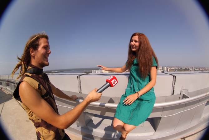 Как быстро уйти с работы из бизнес центра? (BASE, rapt, ropejumping, atlantic city)