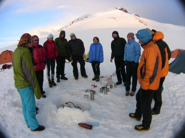 Эльбрусиада МАИ, август 2010: 34 человека на Эльбрус с Запада. (Альпинизм, битюк-тюбю, восхождение на эльбрус, восхождение, альпклуб маи)