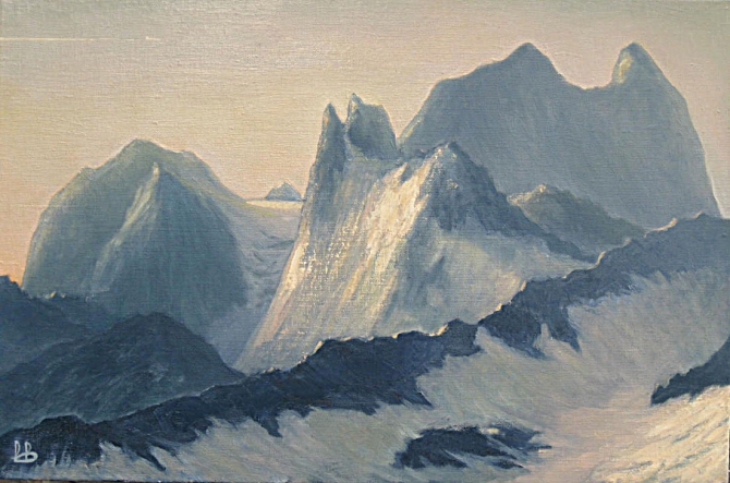 МЕККА КАВКАЗА (Горный туризм, живопись, виктор воропаев)
