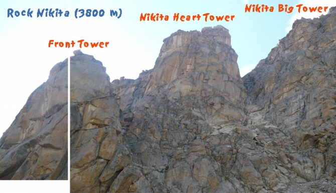 Скала Никита. Адырсу. Свежие описания маршрутов (Альпинизм, никита башмаков, морозова)