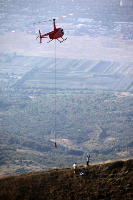 Heli biking, г. Бештау Пятигорск (Вело, heli-biking, хели-байкинг, робинсон 44, heliaction, helicopter, вертолет)