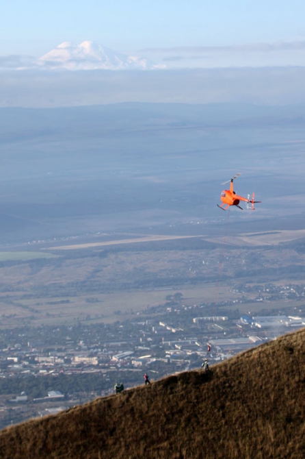 Heli biking, г. Бештау Пятигорск (Вело, heli-biking, хели-байкинг, робинсон 44, heliaction, helicopter, вертолет)