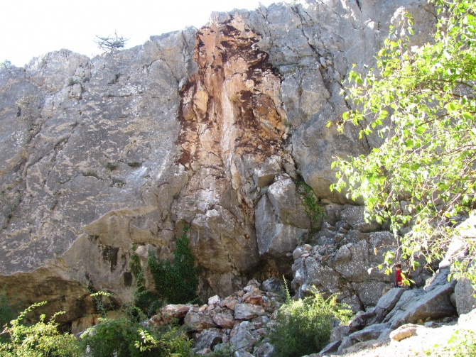 В Никитах случился обвал (Скалолазание)