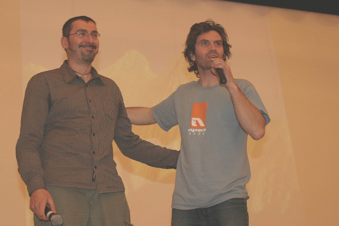 Супер шоу Томаса Хубера. Фото отчет (томас хубер, слайд шоу, альпинизм, германия)