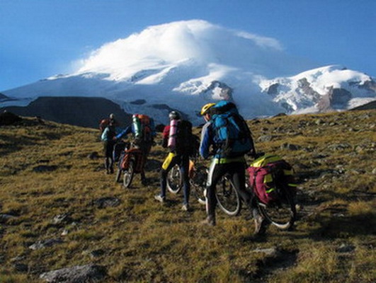 Маршрут мечта или на велосипедах вокруг Эльбруса (вокруг эльбруса на велосипедах, velopunk club им.глеба травина, велотуризм, велопоходы, mtb)