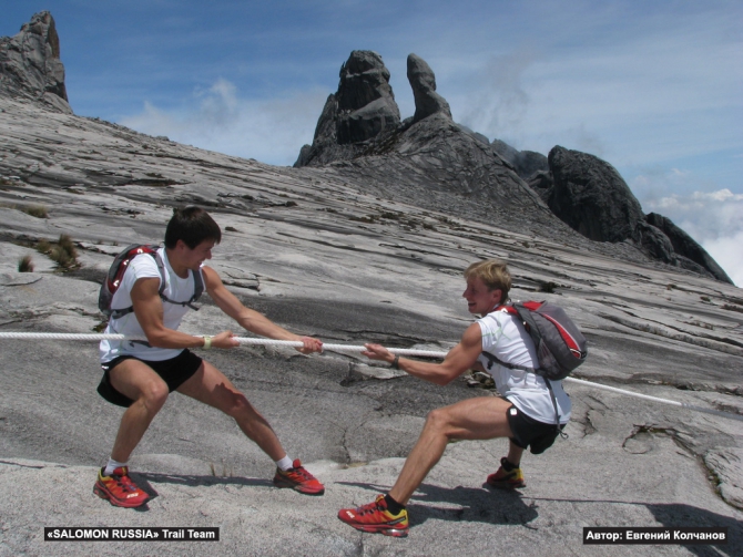 Команда "SALOMON RUSSIA" на гонке Mount Kinabalu International Climbathon! (Скайраннинг, skyrunning, skyrace)