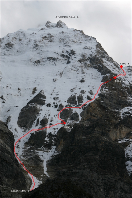 Неизвестная сторона Mt. Edgar (Альпинизм, e-gongga, китай, сычуань)