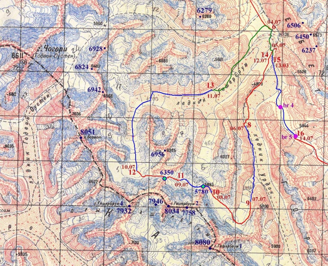 В царстве восьмитысячников. Кольцо у подножия великих вершин. (Альпинизм, маи, броуд пик, каракорум, китайский каракорум, гашербрум, хидден пик)