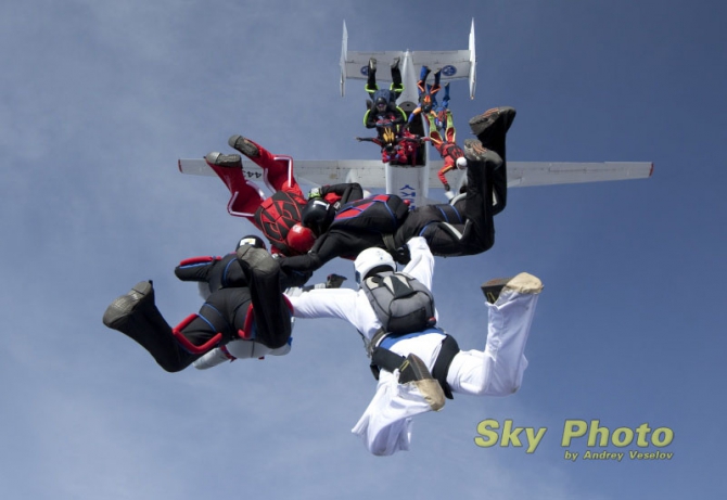 Парашюты: рекорд Сибири и Дальнего Востока на фотографиях Андрея Веселова (Воздух)