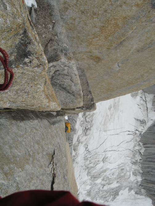 Юго-восточная стена массива K7 West: вершина 6300. Такого еще не было или permanent shower. (Альпинизм, колтунов, к7, charakusa, фасил, иванов, чаракуза, пакистан)