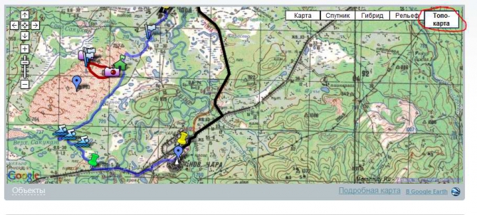 Интерактивные топокарты (генштаб) на движке google.maps (Путешествия, google maps)