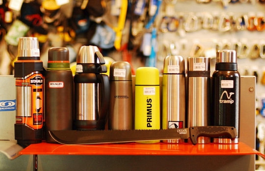 Провели тест 8 термосов известных марок. (alladin, stanley, tatonka, ferrino, tramp, primus)