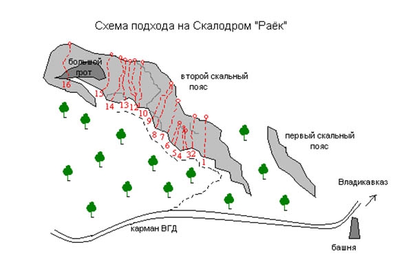 Скалы Северной Осетии. Мини-гайд (Скалолазание, северная осетия, цей)