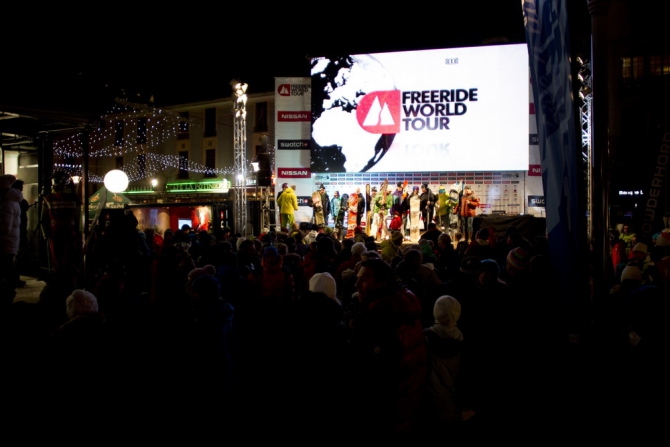 Freeride World Tour. 1 этап - Nissan Freeride de Chamonix-Mont-Blanc by Swatch (FRA, Бэккантри/Фрирайд, fwt, raine barkered, xavier de la rue, adrien coirier, aurelien ducroz)