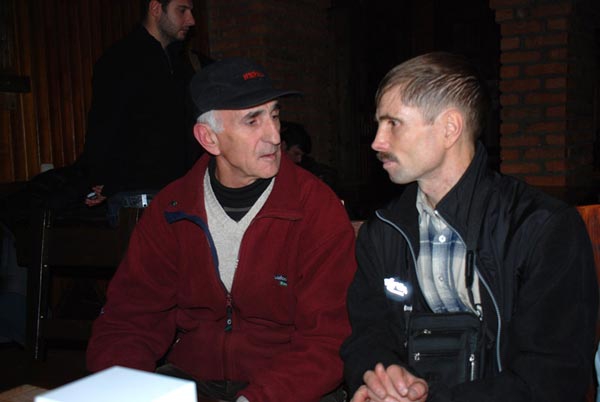 Красноярцы. Зимняя Ушба. Лезут. (Альпинизм, балезин, хвостенко, красноярск)