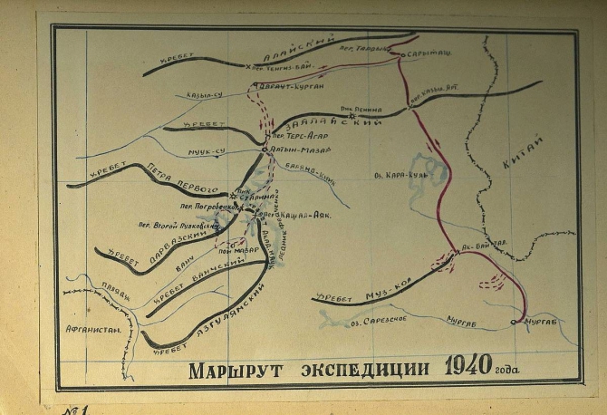 Экспедиция в Музкол 1940 г. Идентификация вершин и анализ ошибок. (Альпинизм, пик райковой, пик погребецкого, долина акбайтал)