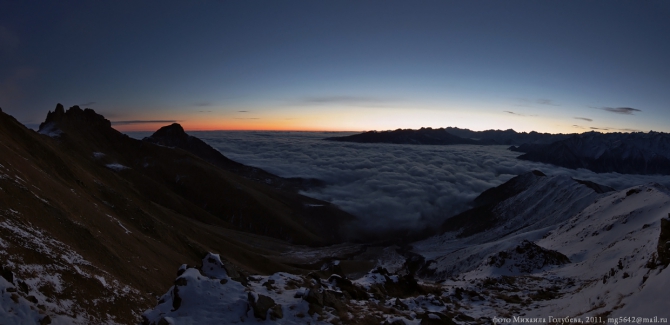 Кавказ январский - 2011. Фотоальбом (Горный туризм, горы, кбр, осетия, безенги)