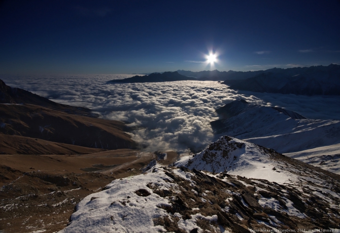 Кавказ январский - 2011. Фотоальбом (Горный туризм, горы, кбр, осетия, безенги)