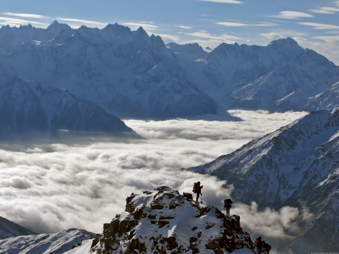 Кавказ январский - 2011. Фотоальбом (Горный туризм, горы, кбр, осетия, безенги)
