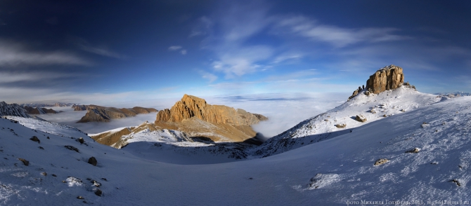 Кавказ январский - 2011. Фотоальбом (Горный туризм, горы, кбр, осетия, безенги)