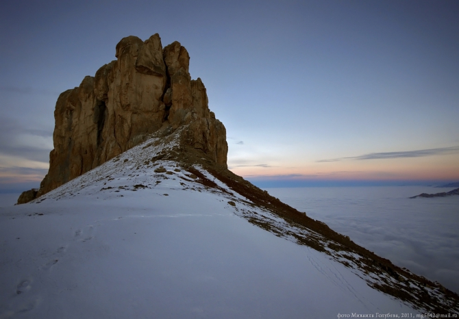 Кавказ январский - 2011. Фотоальбом (Горный туризм, горы, кбр, осетия, безенги)