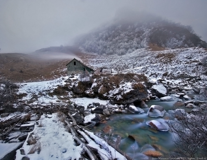 Кавказ январский - 2011. Фотоальбом (Горный туризм, горы, кбр, осетия, безенги)