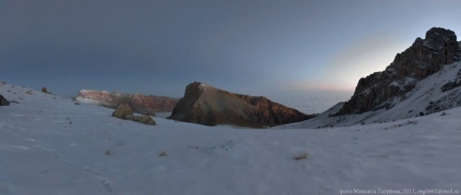 Кавказ январский - 2011. Фотоальбом (Горный туризм, горы, кбр, осетия, безенги)