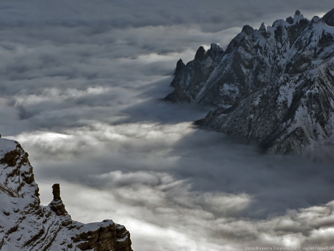 Кавказ январский - 2011. Фотоальбом (Горный туризм, горы, кбр, осетия, безенги)