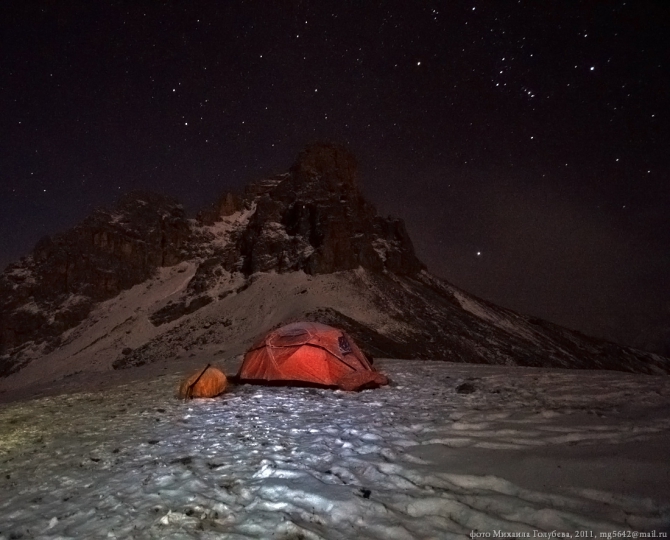 Кавказ январский - 2011. Фотоальбом (Горный туризм, горы, кбр, осетия, безенги)