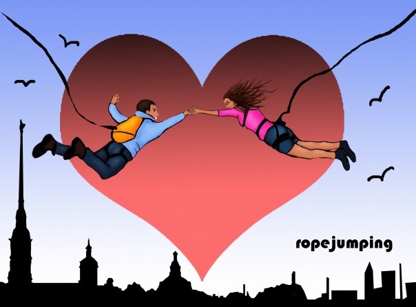 Love is... (день святого валентина, рапт, конкурс, любовь, прыжки с веревкой, rapt)