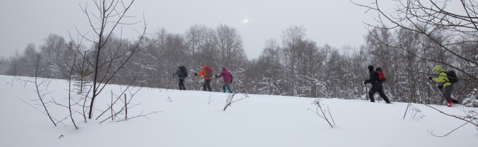 Морозные выходные в окрестностях Сергиева Посада. Фото отчет. (Мультигонки, фестиваль ступня россии, бег по снегу, снегоступы)
