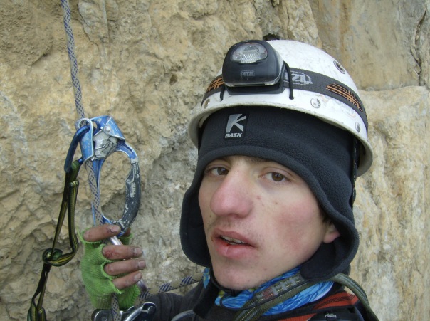 Зимнее соло на "Гиперборее" или мой друг Мишаня. (Альпинизм, крым, гиперборея, шаан-кая)