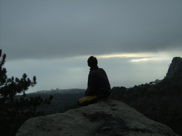 Зимнее соло на "Гиперборее" или мой друг Мишаня. (Альпинизм, крым, гиперборея, шаан-кая)